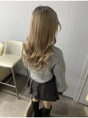 ブロンドエクステ