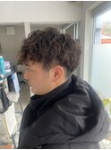 外国人風シャドウパーマ