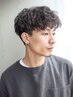 メンズカット＋パーマ(頭皮マッサージor眉カット付き)