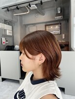 バディ 中野駅前店(BUDDY)&nbsp;オレンジブラウン 【中野美容室/ダブルカラー/髪質改善】
