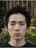 渋谷スパイキーショートパーマビジネスヘアフェード刈り上げ短髪