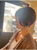 魅せる大人刈り上げショート