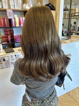 ラヴィズム 長岡店(LUVISM) 韓国/顔周りレイヤー/ダブルカラー/ベージュ/前髪新潟長岡宮関