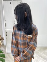 ラフ(laugh)&nbsp;ブルーブラック×レイヤーカット