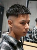 MEN'S/ハイフェード×ベリーショート/短髪/ダウンバング