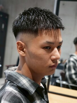 メッツ 原宿(METS) MEN'S/ハイフェード×ベリーショート/短髪/ダウンバング