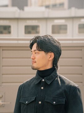 ペルズヘア(PELLS HAIR) 毛流れセンターパートメンズセンターパート