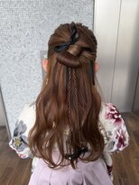 ザック ヴィ(ZACC  vie)&nbsp;リボンカチモリ/カチモリヘア/ヘアセット/卒業式ヘア/袴ヘア