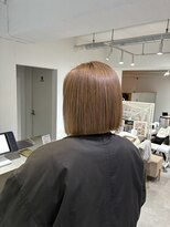 2195ヘアー 世田谷代田(2195hair)&nbsp;美髪ボブ　美髪再生ストレート
