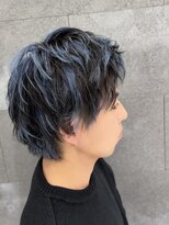 ギーク(Geek)&nbsp;【Geek春日井】スパイキーショートブルブラック