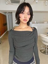 フィルムス 銀座(FILMS)&nbsp;ひし形レイヤーボブハッシュ/顔周り/オリーブベージュ/銀座
