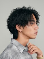 フィフス 札幌大通(fifth)&nbsp;無造作シャドウパーマの王道センターパートスタイル◎