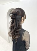 カチモリハーフアップ