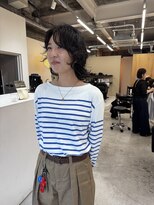 ツキヘア(TUKI hair) 似合わせ/ミディアムパーマ/ウルフパーマ/高松