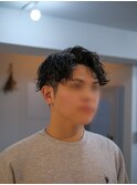 清潔感のある無造作パーマ