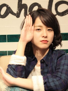 ラマハロ (La Mahalo) 小顔の人向けボブ