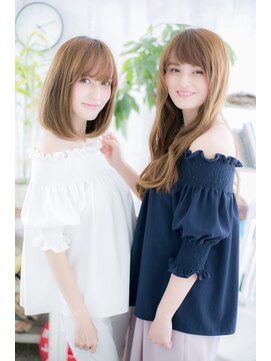 ミック ヘアアンドビューティー 大山店(miq Hair&Beauty) 小顔に見せる♪技アリ!モテ髪style