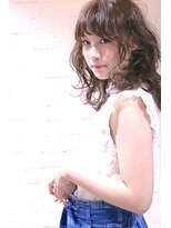 ホラン(HoLan)&nbsp;HoLan☆セミウエット波ウエーブxベージュカラーxフリンジバング