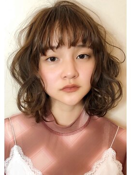 クーエフー(coo et fuu) ガーリーウェーブで女の子ウケ抜群ボブ