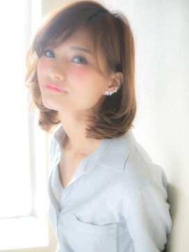 モッズ ヘア 福岡姪浜店(mod's hair) *mod's姪浜*…くせ毛風カールのグラマラス小顔セミディd