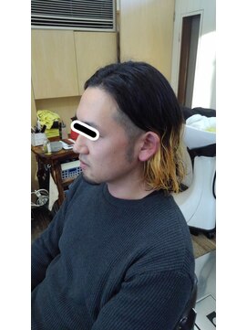 ヘアーギャラリー インディ(hair gallery indy) グラデーションカラー　ツーブロック