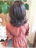 柔らかくびれボブ×シアグレージュ