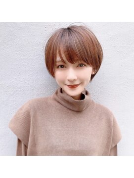 ラナ 渋谷(Lana) 【Chill】大人かわいい季節のピンクベージュクールショートボブ