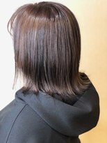 スーパーカット 元町店(SUPER CUT)&nbsp;切りっぱなしボブ　ラベンダーアッシュ