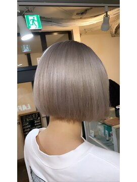 ラフ 難波店(LAFF) #黒髪#ボブルフ#ネビージュ#小顔#ワンレン