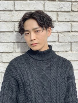 オーガニック アトリエ 大宮(organic+atelier) 韓国マッシュ波巻きツイストスパイラルパーマセンターパート