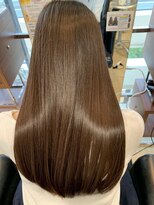 ケアリー 成増(Carelly) 大人かわいい前髪セシルカットココアブラウンフリンジウェーブ
