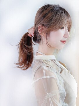 ボヌール 銀座並木通り店(Bonheur) ［stylist芹原］くくっても可愛い顔周りのデザイン2