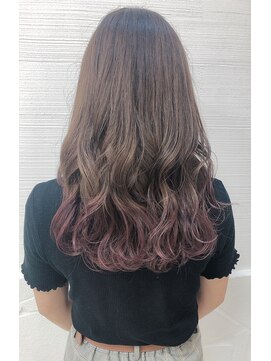 アナ ラーナ(Anna Lanna) 毛先だけおしゃれ可愛いセパレートカラー＊森本ひろか＊