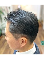 フリーダムデザイン(FreeDoM Design hair&nail)&nbsp;ギラギラアップバングでイケオジに！