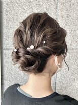 ルシア(LUCIA) ヘアアップ/ヘアセット/結婚式/@lucia_yuna_style/朝霞