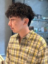 メンズサロン ブロック(Men's Salon bloc) ツイスパ　マッシュショート　ツーブロック　束感　メンズパーマ