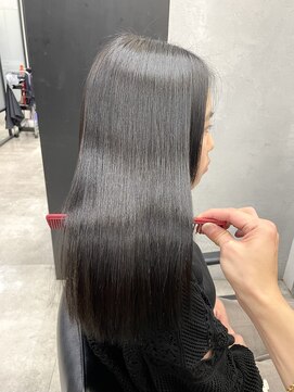 サロウィン 池袋(SALOWIN) 美髪矯正ストレート × 髪質改善 × ダークグレージュ #263
