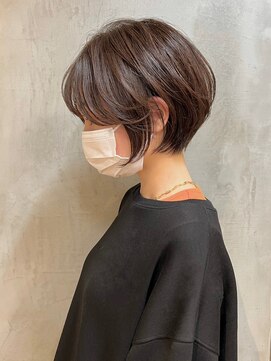 エリマ 武蔵小杉(elima) 大人ショートボブヘアミルクティーベージュカラーグレイカラー●