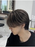 ミルクティーグレージュバレイヤージュ