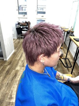 テーラヘアー 君津店(TELA HAIR) スパイキーショート×ピンク