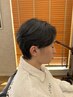 【メンズ/理容室】カット＋グレイカラー＋シャンプー