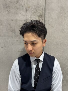 ハイプ 三宮(HYPE) ビジネスヘア/就活ヘア/短髪/ショート/オールバックパーマ/黒髪