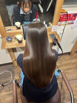 リンクス 久喜(LINKTH) 髪質改善酸性ストレート /黒髪/ネビージュ/小顔/ワンレン