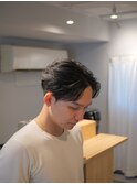 癖毛で作るフェザーショート。フェザーパーマなし