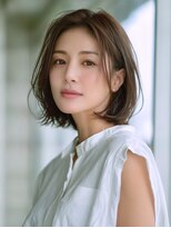 アルトリスト(Altruist Aging×HAIR&SPA)&nbsp;★ダークアッシュ大人ガーリーボブ着物ミディアムレイヤーカット