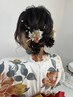 【10時以降】浴衣着付け＋ヘアセット￥4,600～