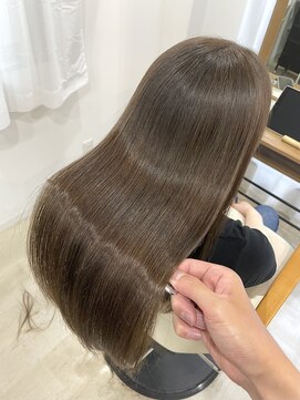 美髪専門サロン バイ マイル(美髪専門サロン by mile) 【髪質改善カラー】柔らかベージュ
