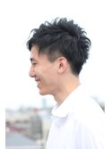 MEN'S  HAIR  フェザーツーブロック