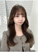 【広島韓国ヘア】韓国レイヤーカット×アッシュブラウンカラー！