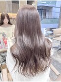 ★ブリーチカラーハイトーンカラーミルクティーベージュ30代40代